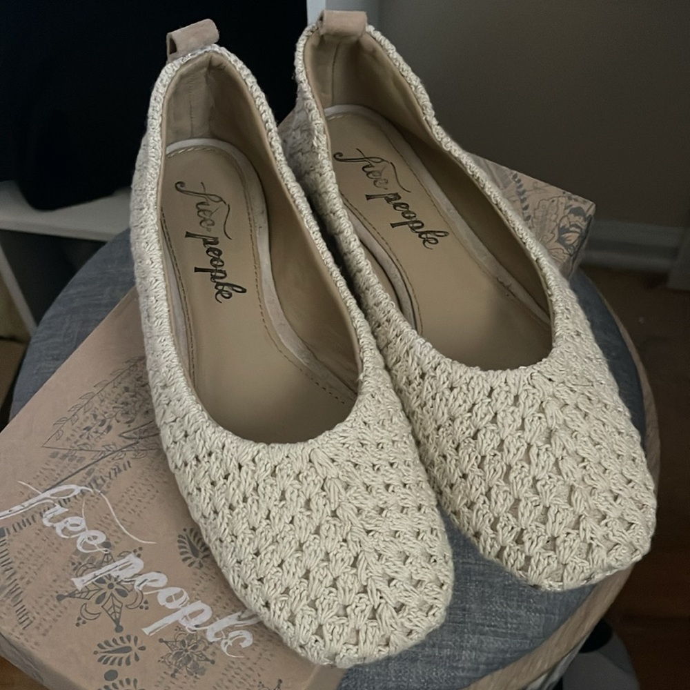 Free People Ellie Crochet Ballet Flats - Picture 2 of 4